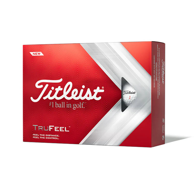 Titleist Staff Model Urethane Golf Balls - 1 box of 12 white balls