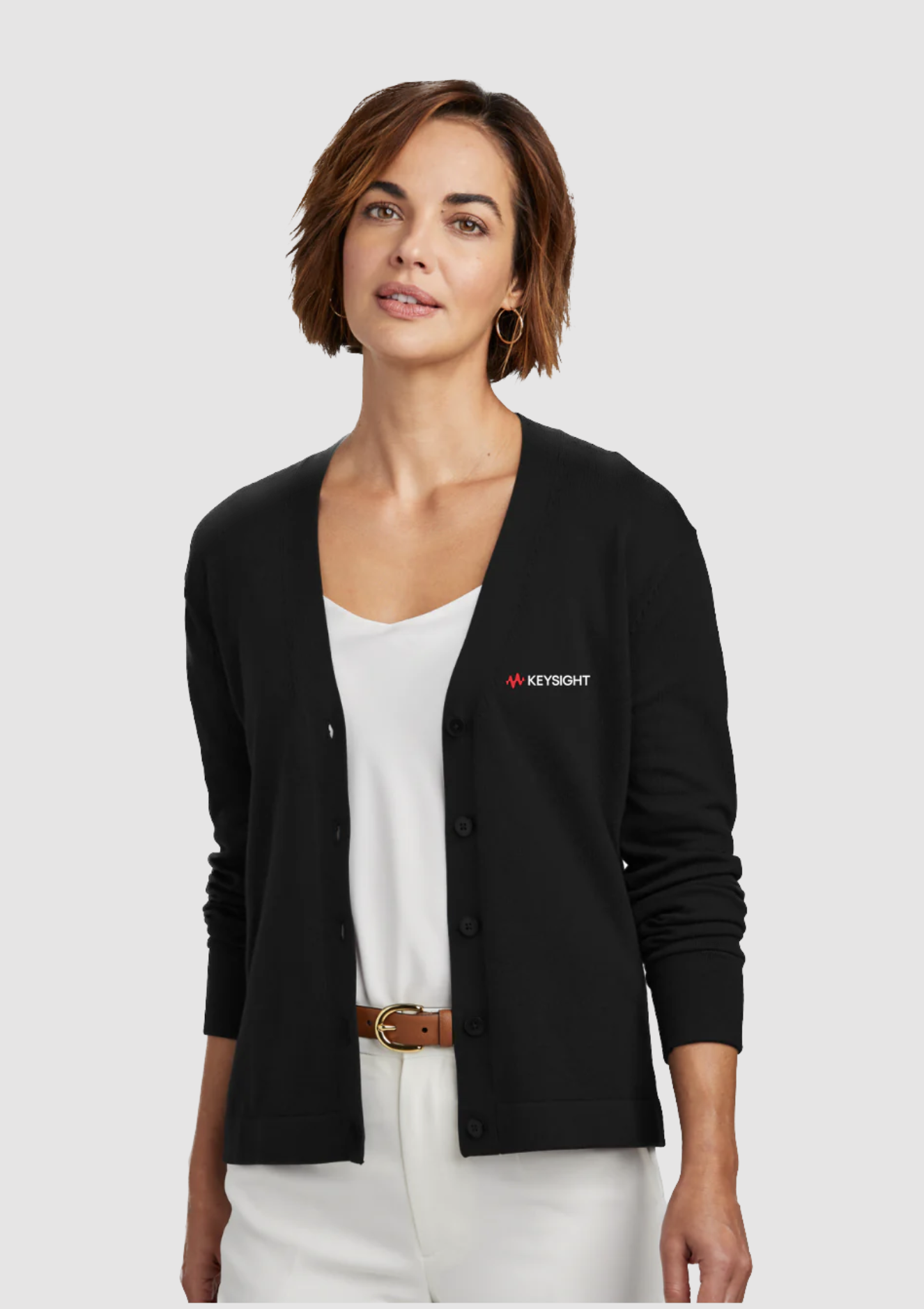 Brooks Brothers Womens Cotton Cardigan Sweater