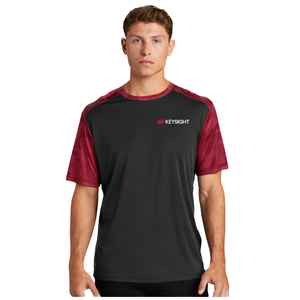 Mens CamoHex Colorblock Tee