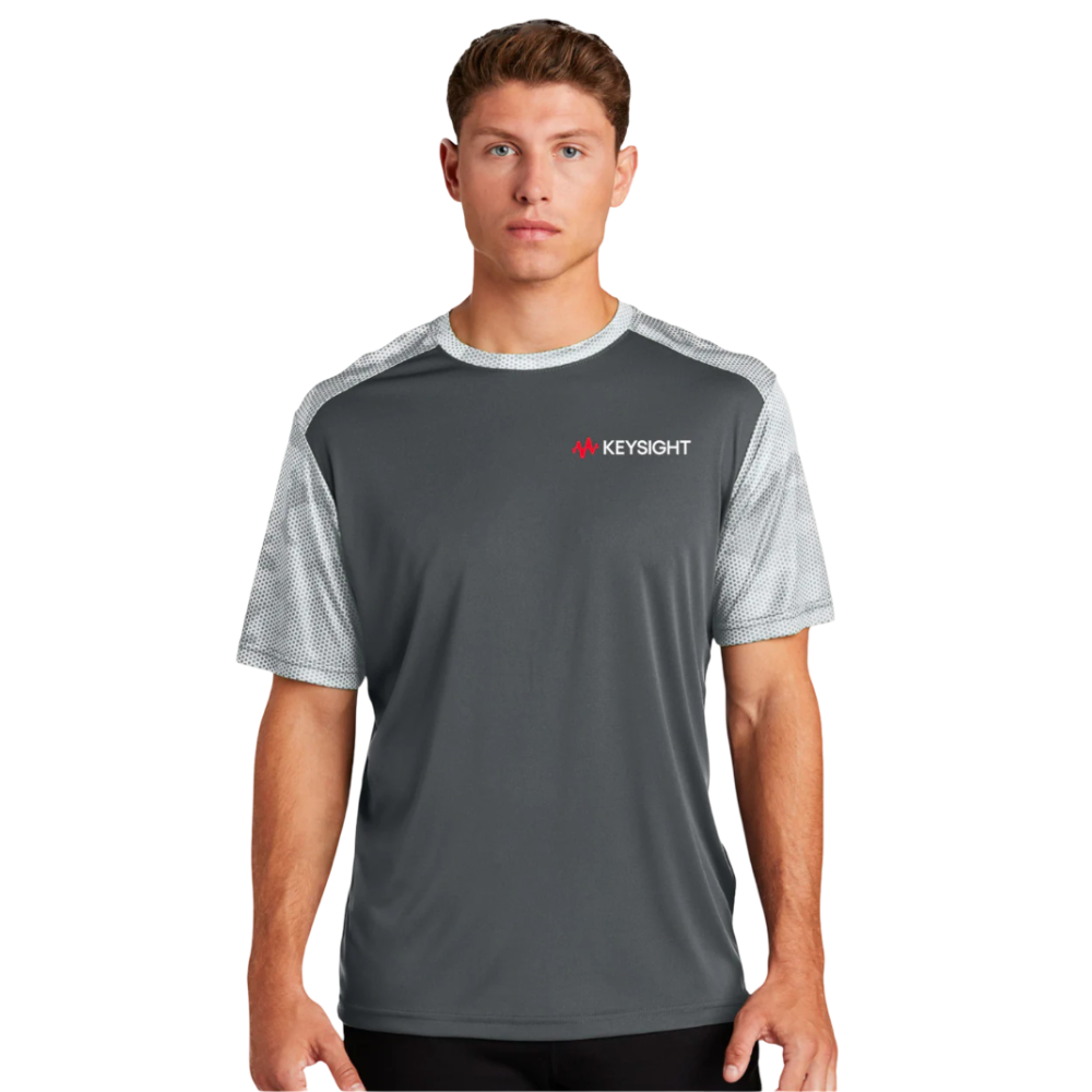 Mens CamoHex Colorblock Tee