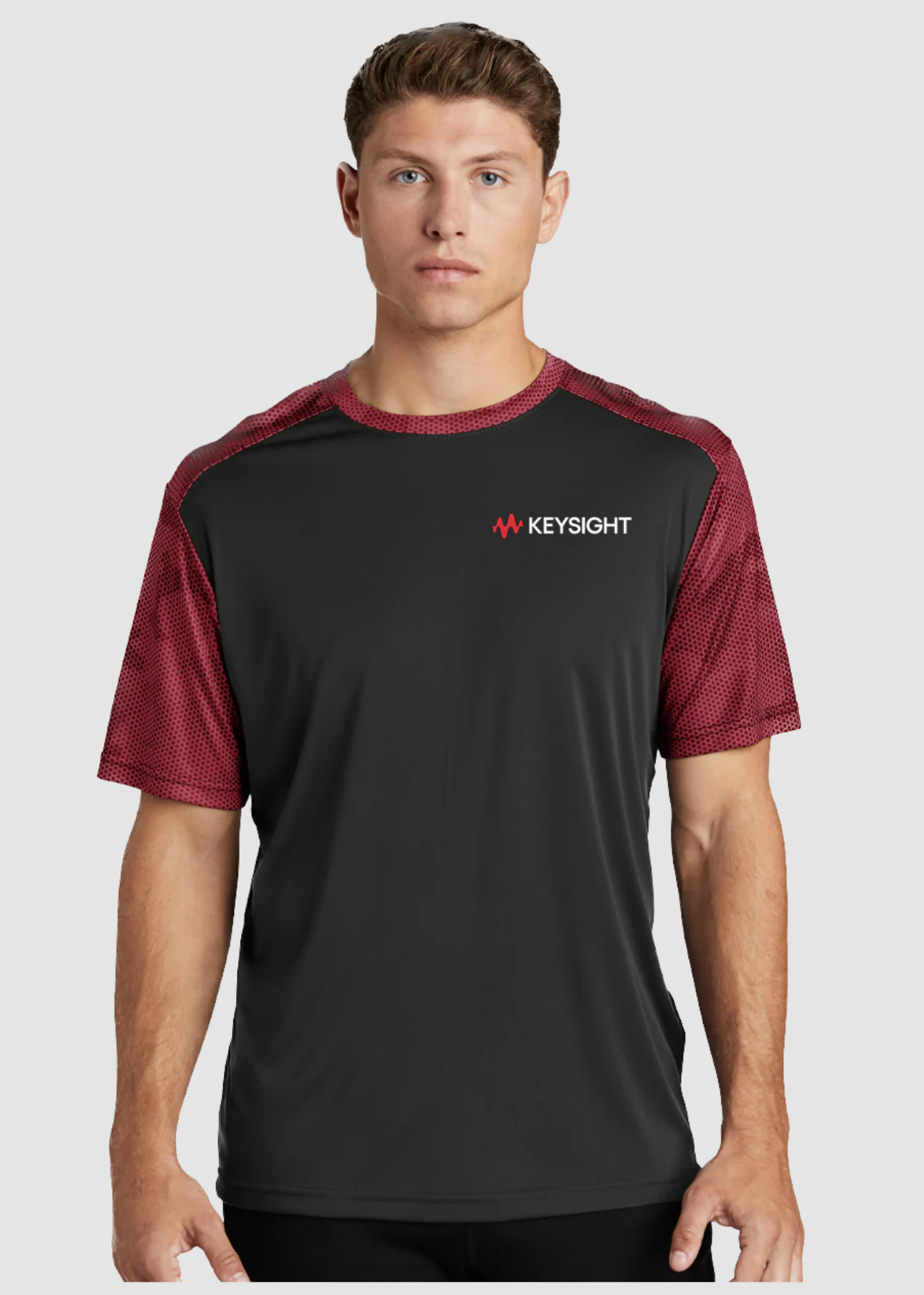 Mens CamoHex Colorblock Tee