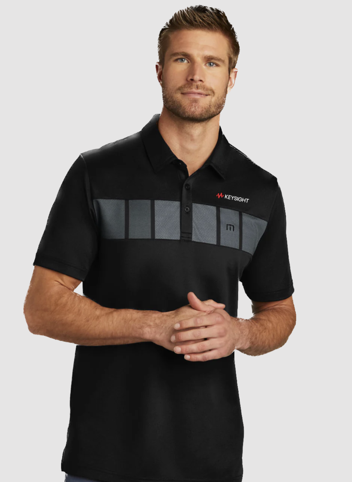 Mens TravisMathew Cabana Chest Stripe Polo