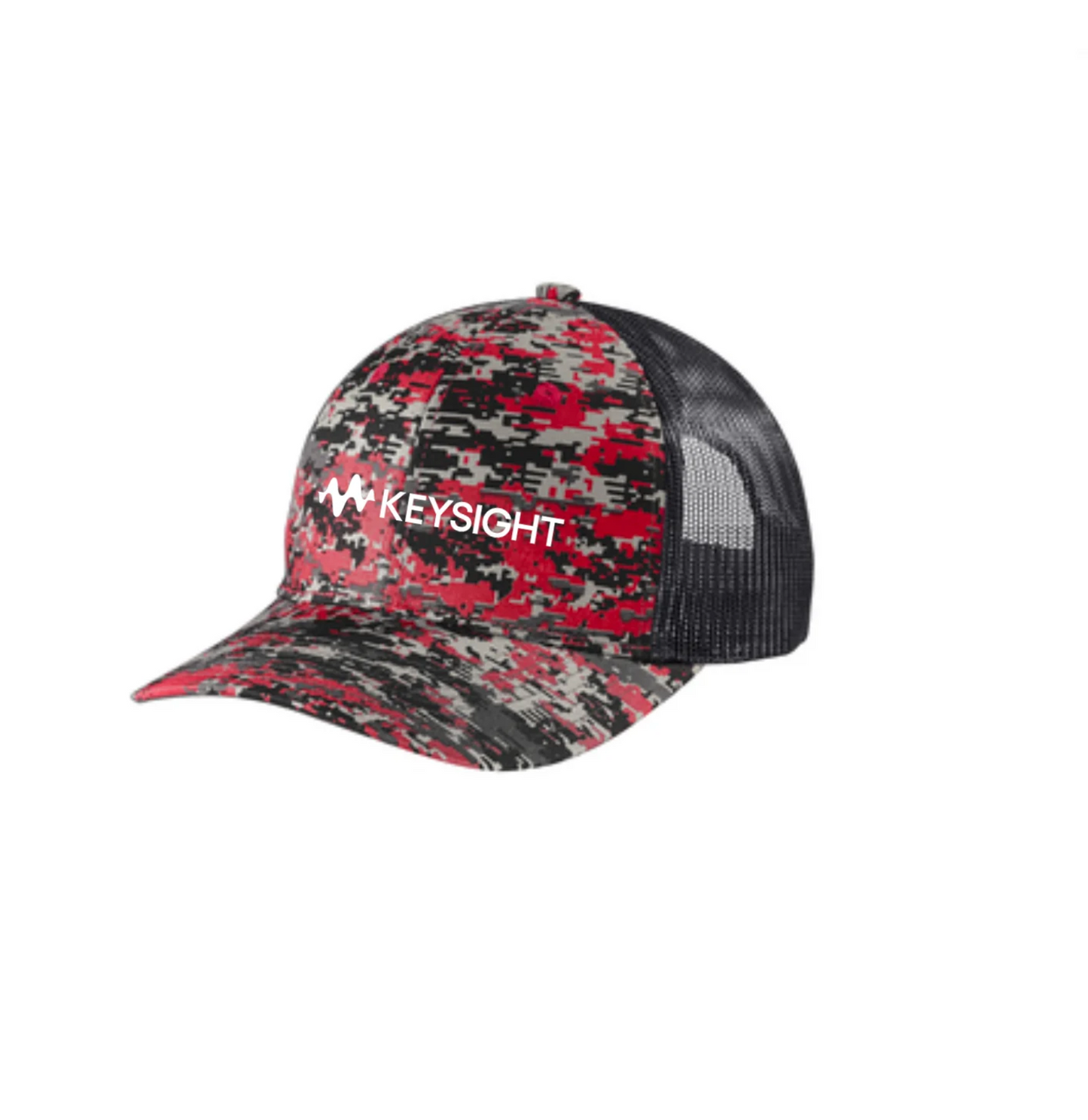 Digital Camo Cap - Flame Red