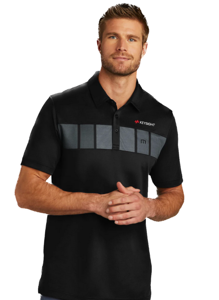 Mens TravisMathew Cabana Chest Stripe Polo