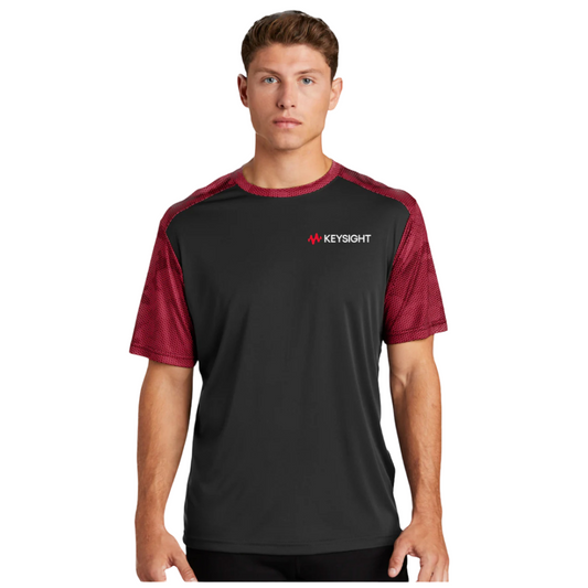 Mens CamoHex Colorblock Tee