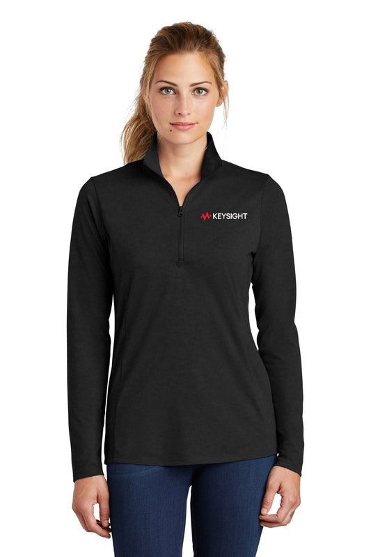 Womens Tri-blend Quarter Zip