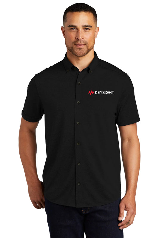 Mens Full-Button Polo